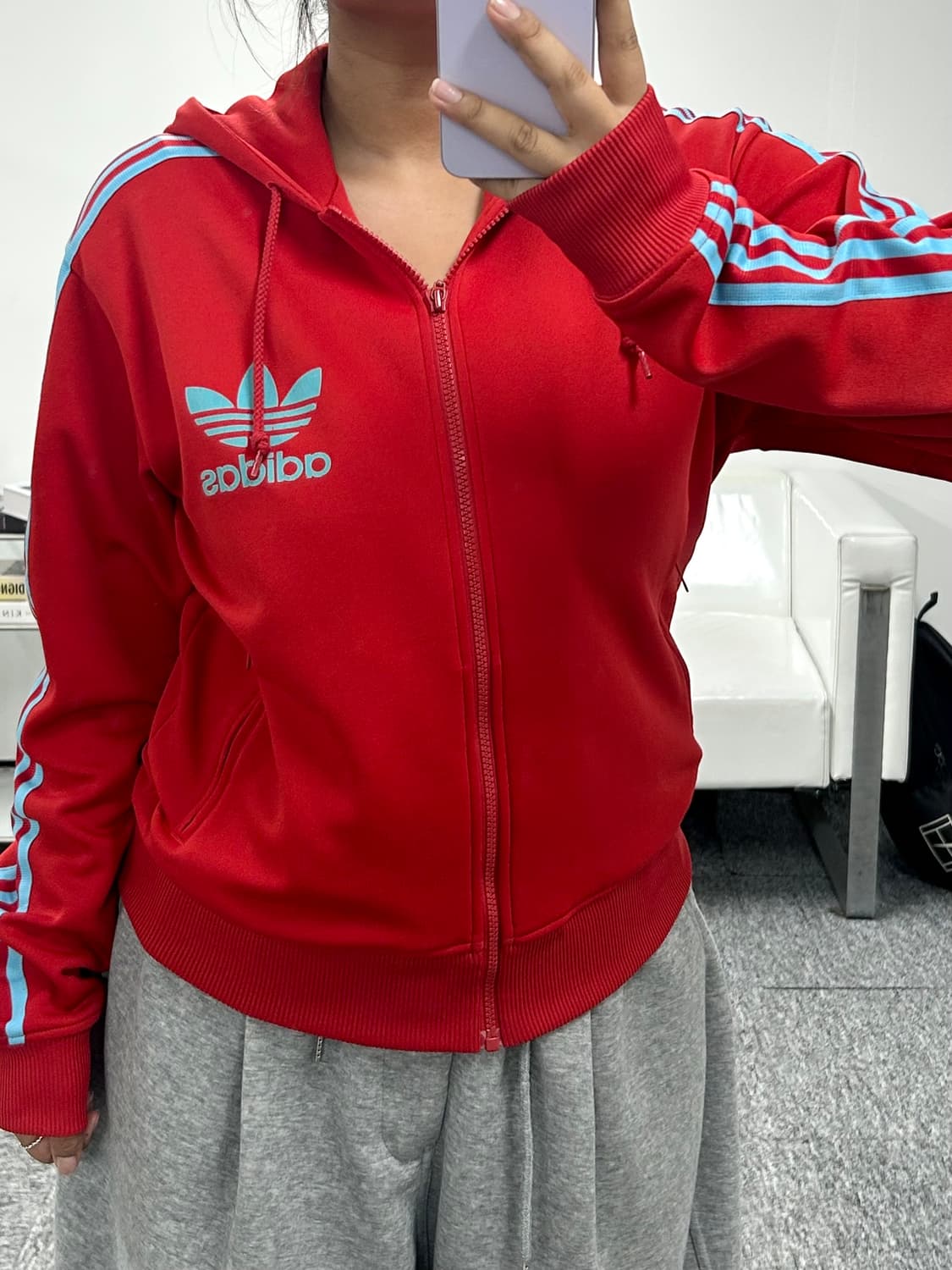 아디다스 파이어버드 트랙탑 후드집업 100  상품이미지3