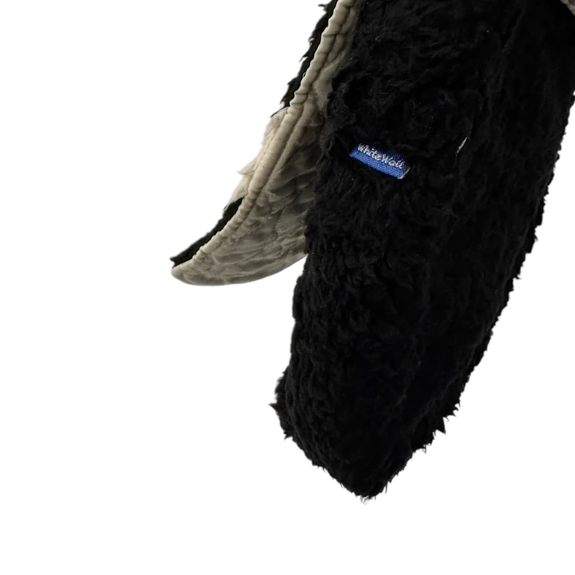 포터 x 화이트월 플리스 숄더백 블랙/아이보리 상품이미지8