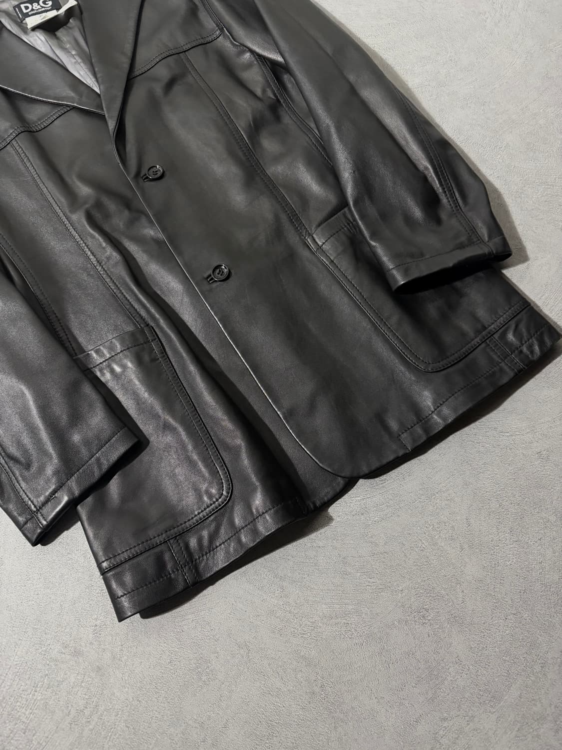 D&G 레더 램스킨 하프코트 상품이미지5
