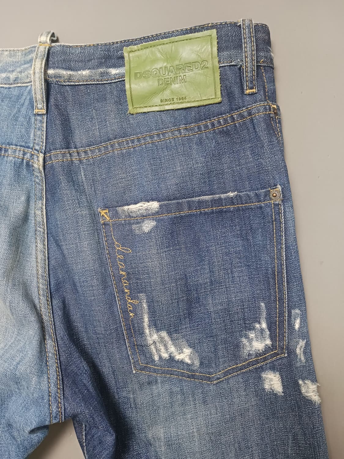 [35] 정품 디스퀘어드2 투톤워싱 클래식 케니 트위스트진 청바지 상품이미지9