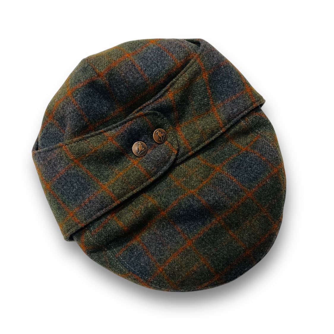 캉골 트위드 부가티 러셋 플레이드 이태리 울 헌팅캡/베레모 상품이미지5