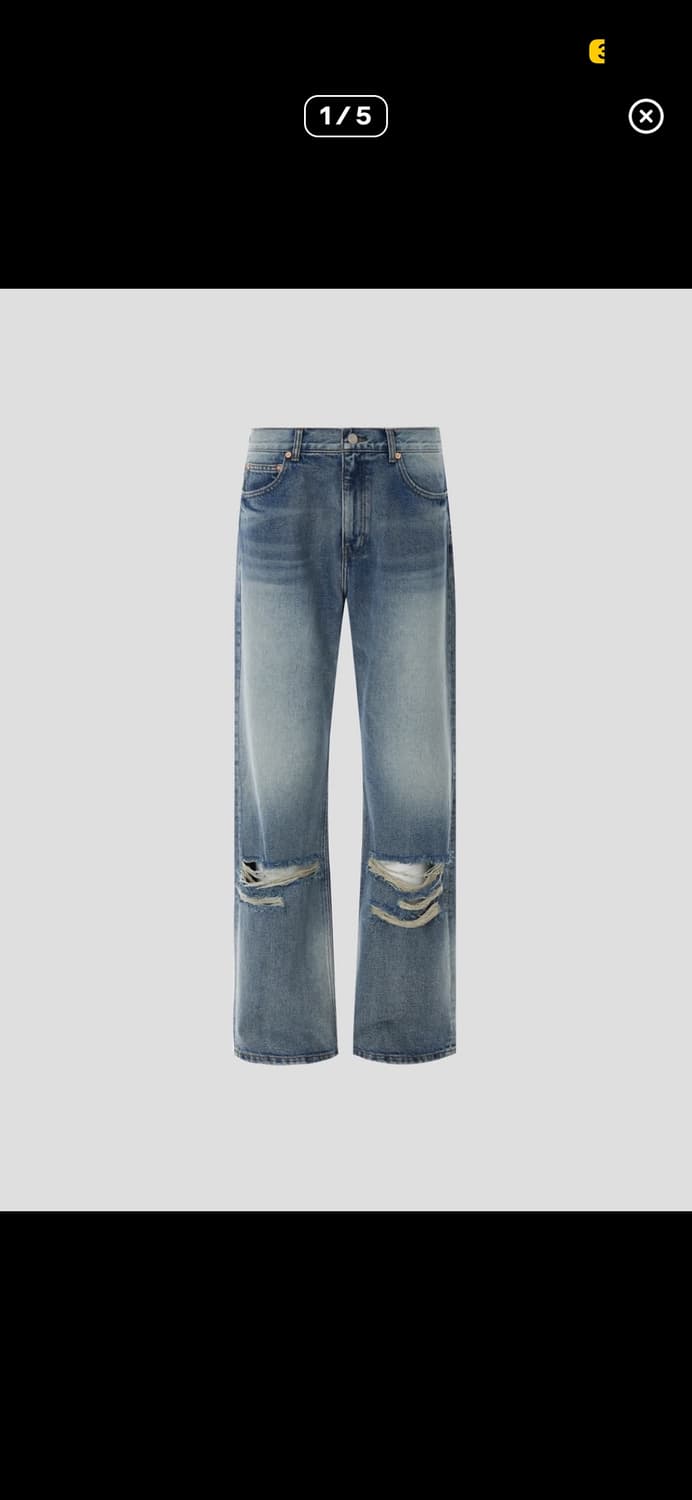 M / 렉토 디스트로이드 청바지 상품이미지3