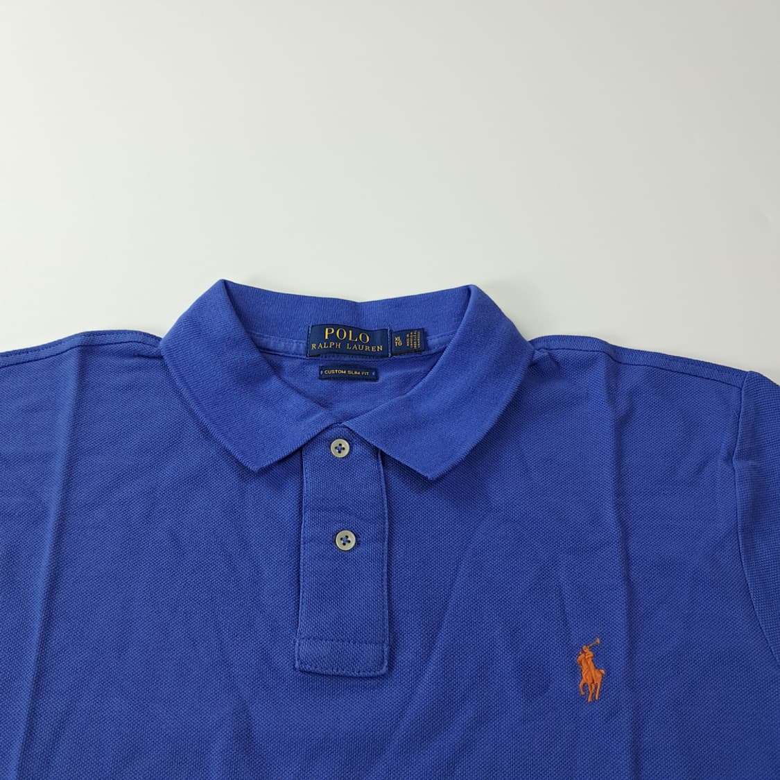 CK339 XL 폴로 커스텀슬림핏 로열블루 칼라 티셔츠 상품이미지2