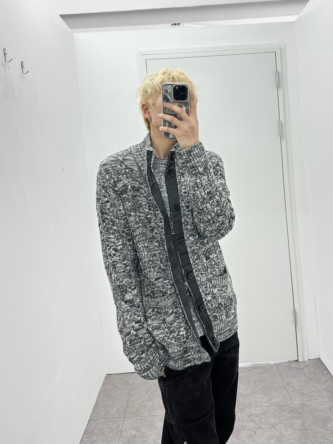 NICOLE CLUB FOR MEN 2way knit zip 상품이미지1