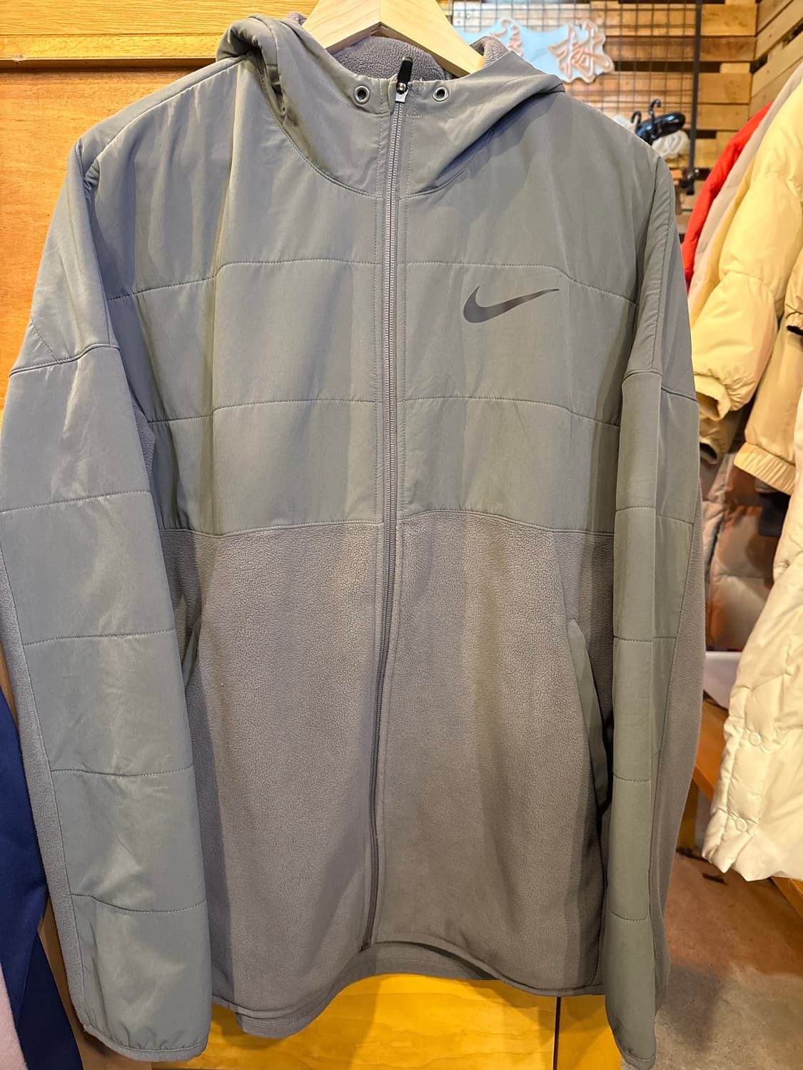 나이키 그레이 후리스 자켓 상품이미지1