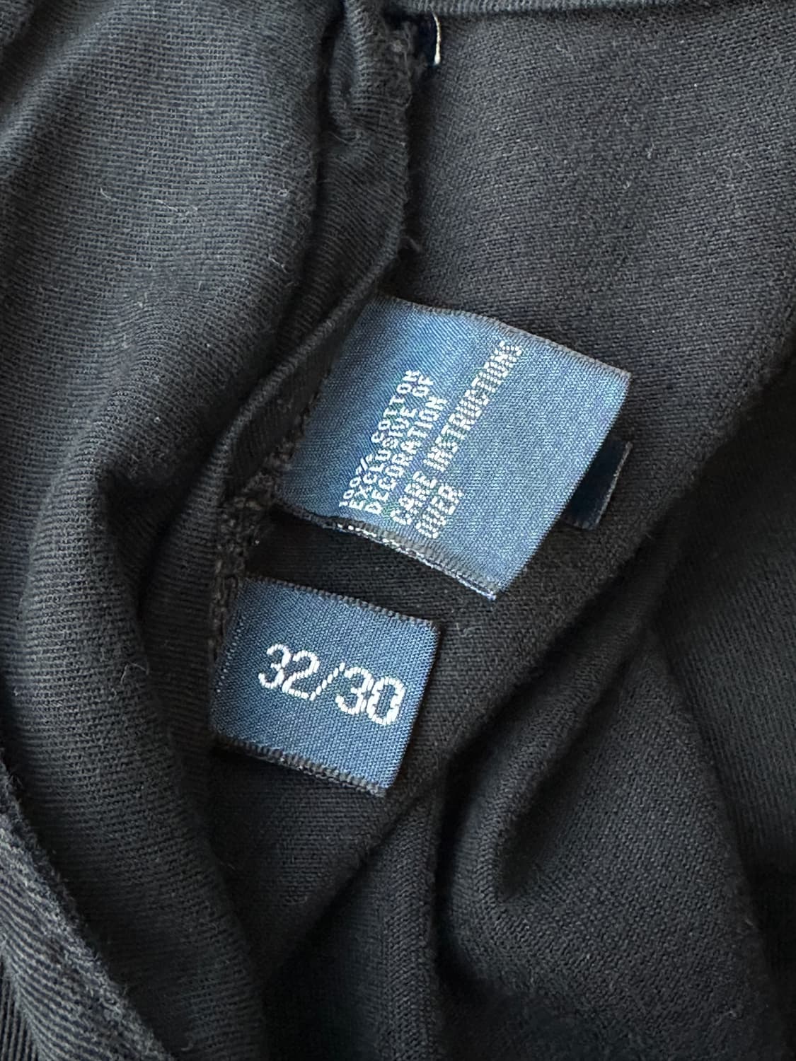 폴로 블랙 치노 팬츠 32x30 상품이미지8