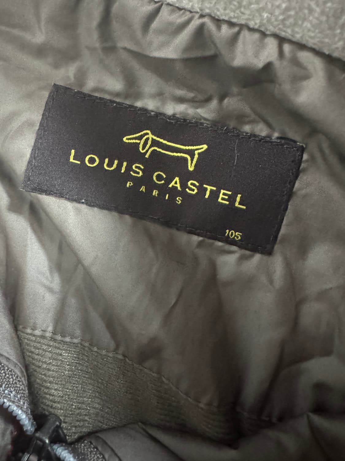 루이까스텔 골프 바람막이 반집업 XL 카키 상품이미지3