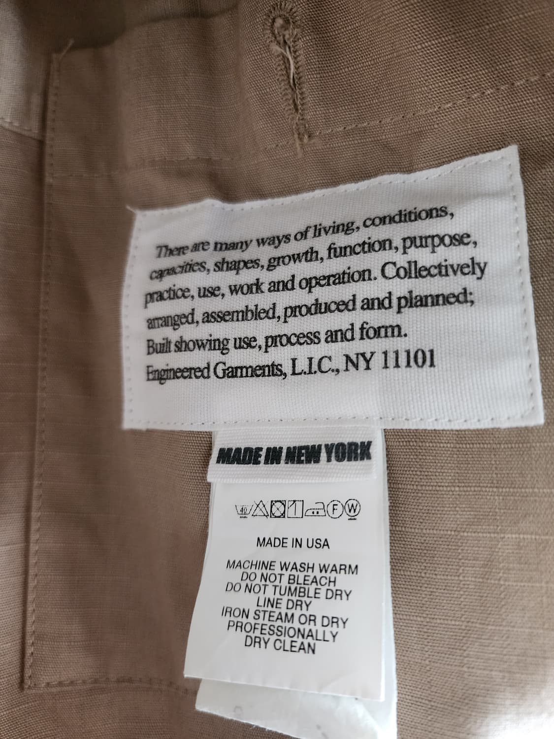 (새상품급,100) 엔지니어드가먼츠 코튼 립스탑 베드포드 자켓 상품이미지5