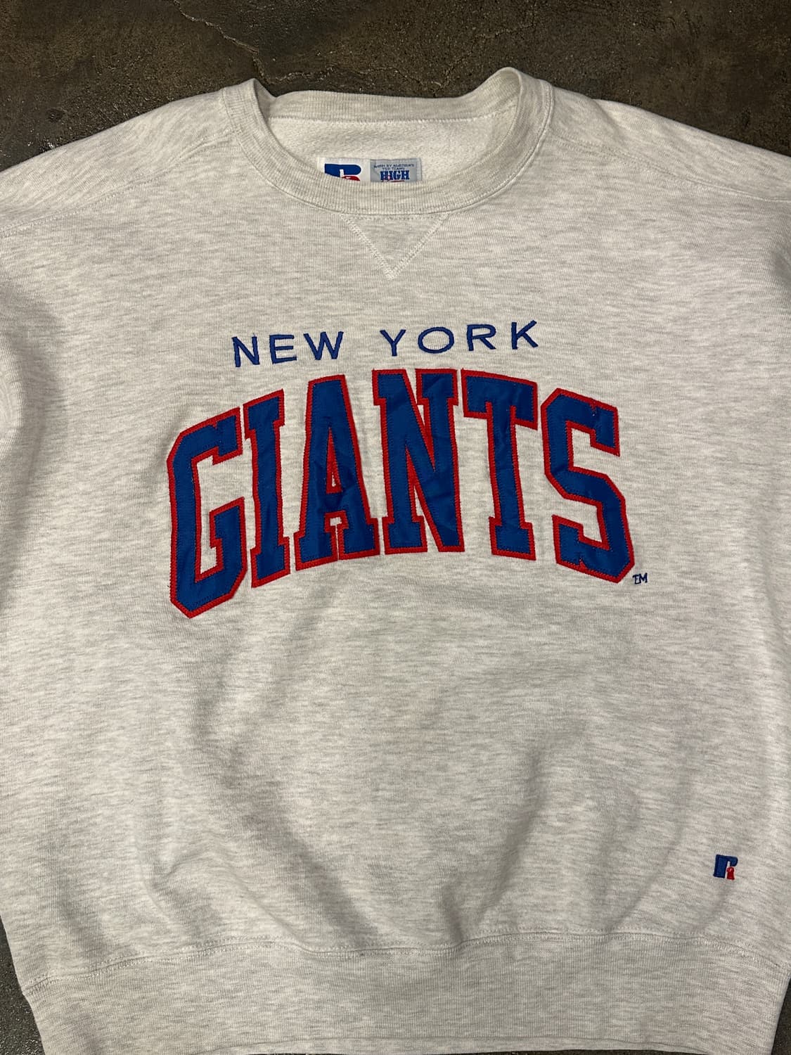 90s RUSSELL USA 러셀 하이코튼 스웻셔츠 XL 상품이미지3