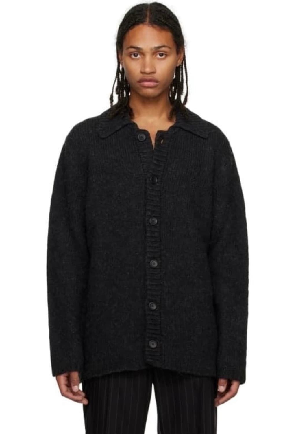 아워레가시 빅가디건 쉐도우 블랙 상품이미지1