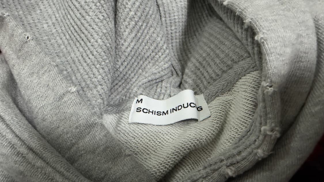 스키즘 인듀싱 MUFFLER HOODIE GREY M사이즈 상품이미지2