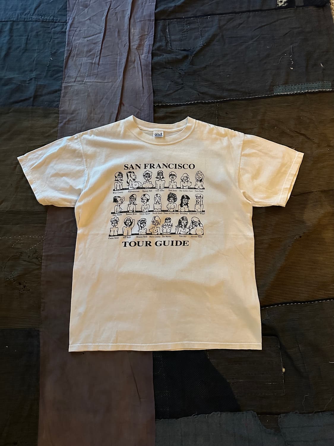 00s Vintage Anvil Tits T Shirt 상품이미지2