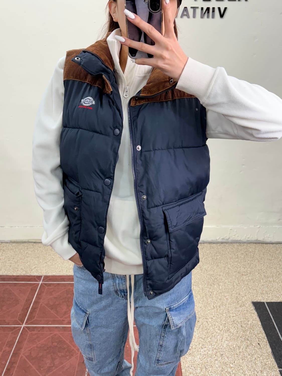 디키즈 코듀로이 패딩 베스트 상품이미지3