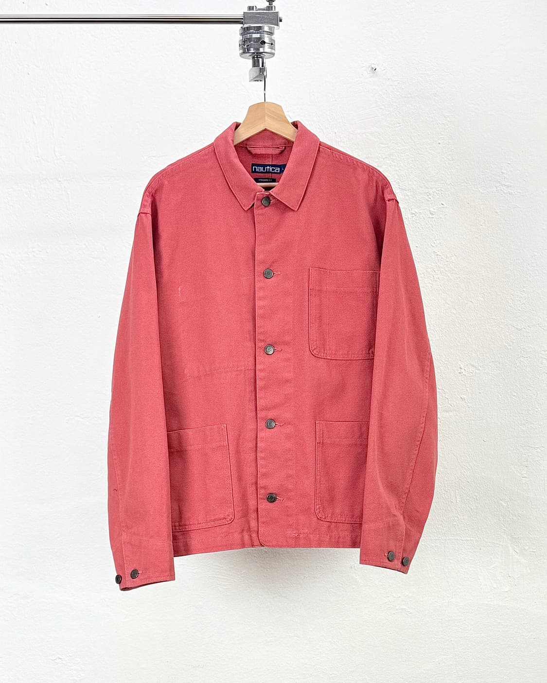 노티카 데크 초어 캔버스 워시 레드 셔츠 자켓 상품이미지1