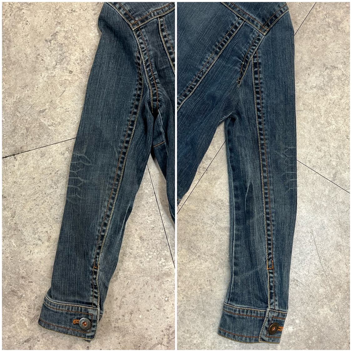 빈티지 언더우드 포켓 데님 자켓 L #csz2640 상품이미지8