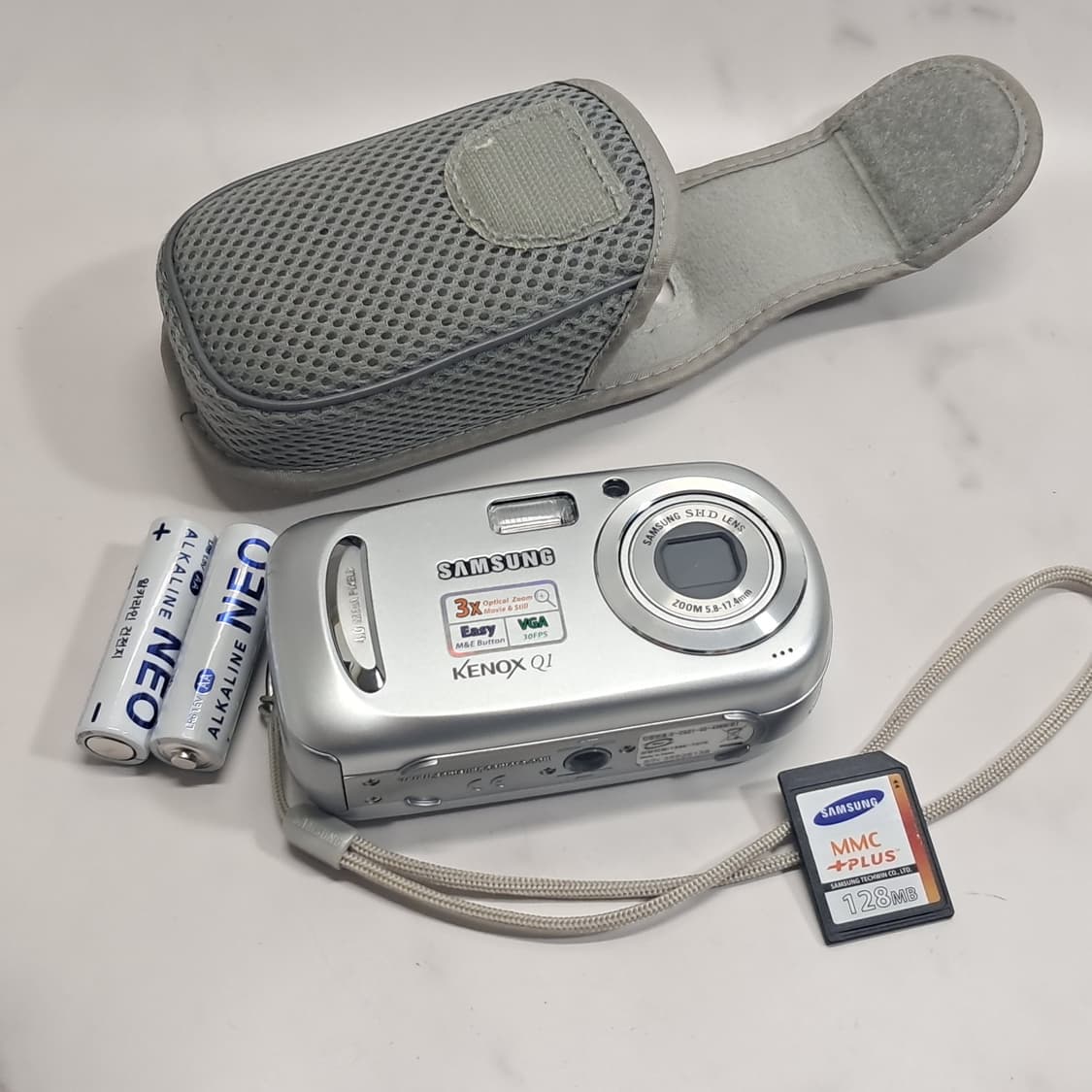 빈티지 감성! 삼성 케녹스 Q1 실버 디지털카메라 상품이미지8