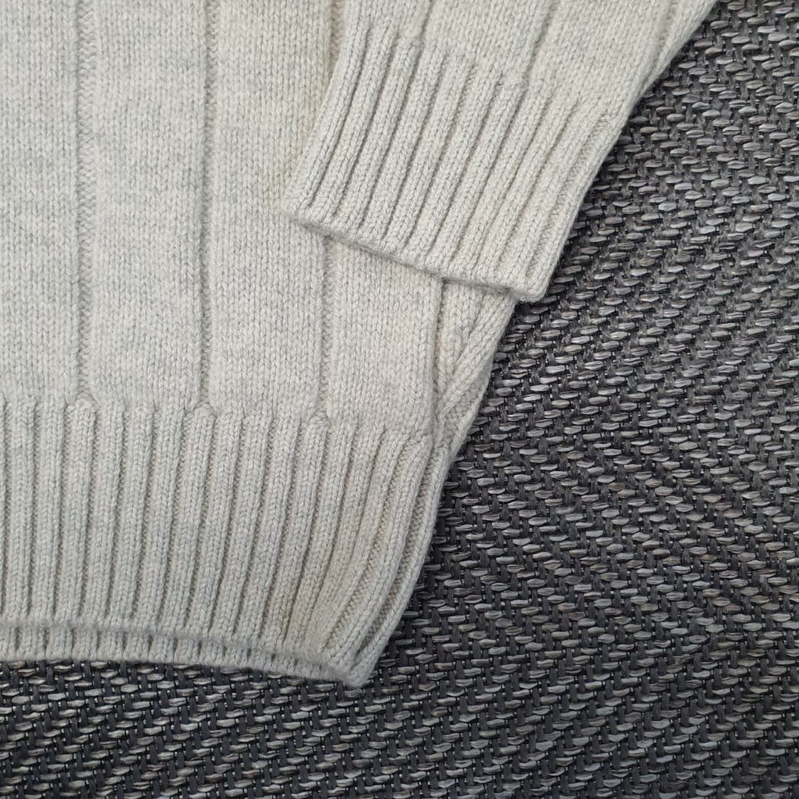 헤지스 울100 숄카라 니트 스웨터 남자105 상품이미지4