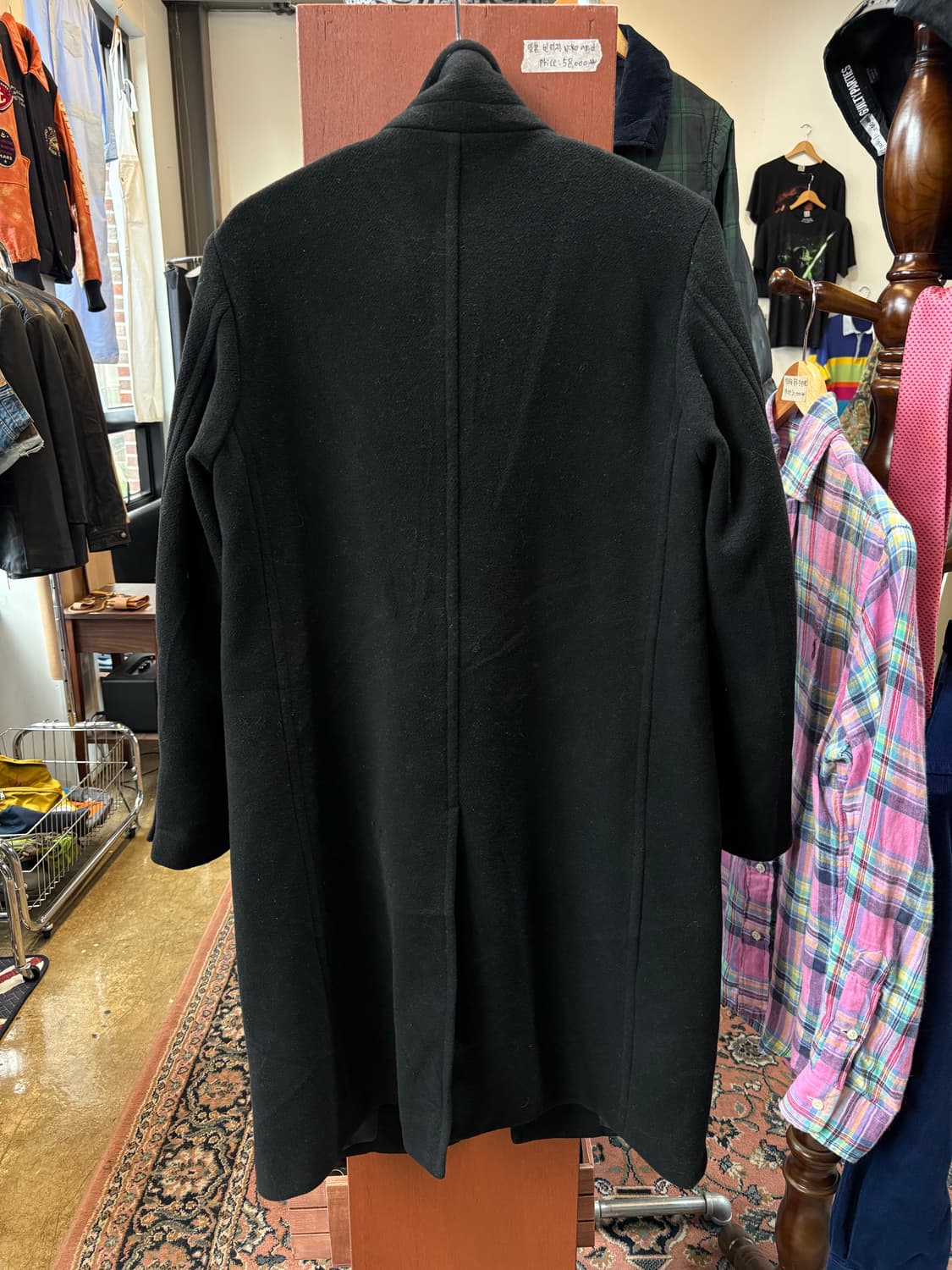 Niko and 투 버튼 블랙 싱글 코트 상품이미지6