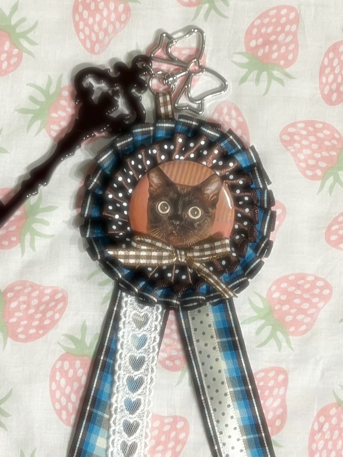 🐈‍⬛ 초코캣 로제트 키링 🌀 상품이미지5