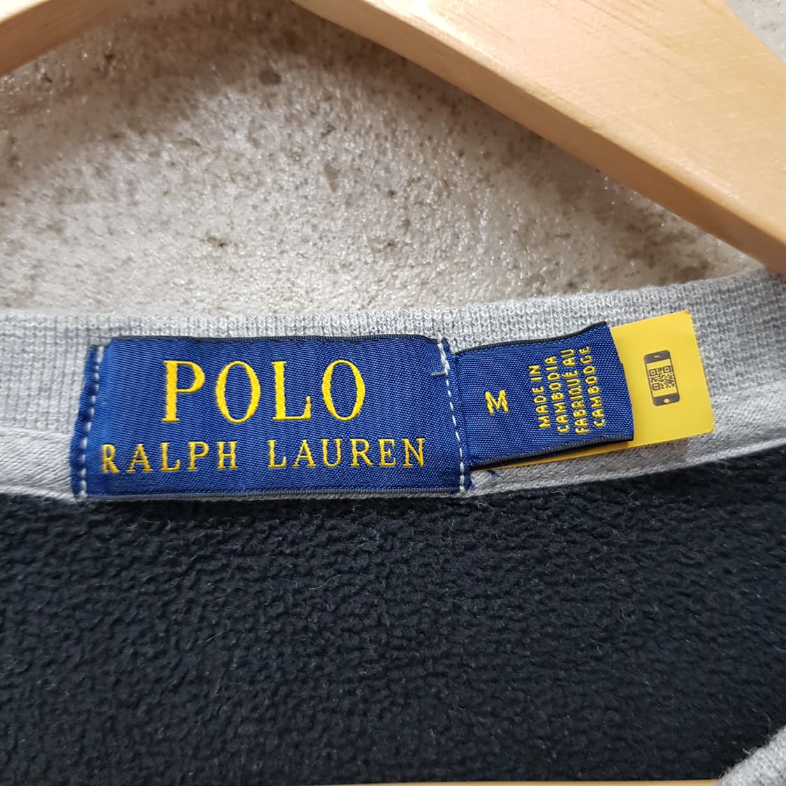 폴로 랄프로렌 기모 라운드 맨투맨 M사이즈  상품이미지3