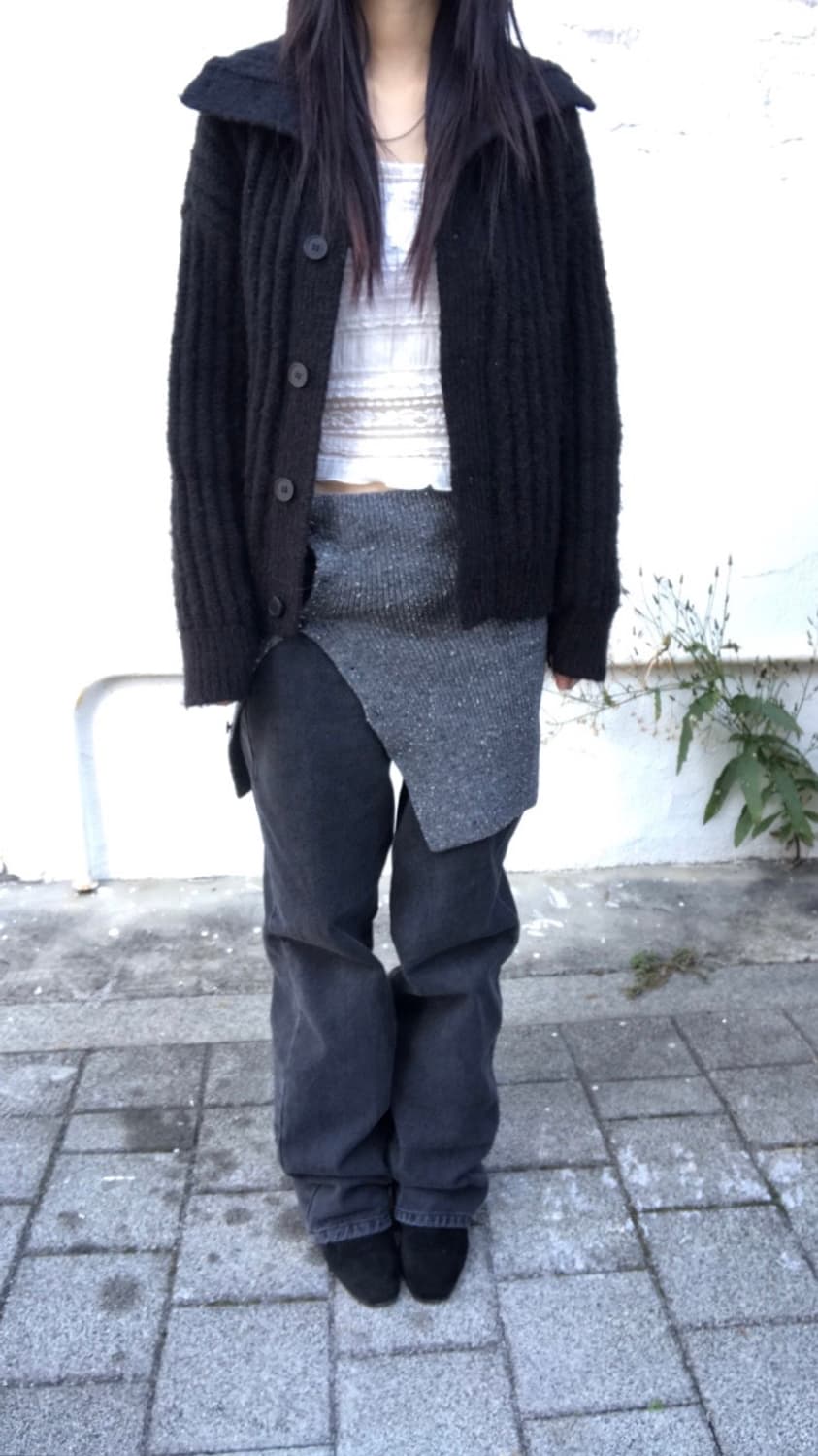 새상품) 블랙 스웨이드 매트 워머 부츠 상품이미지10