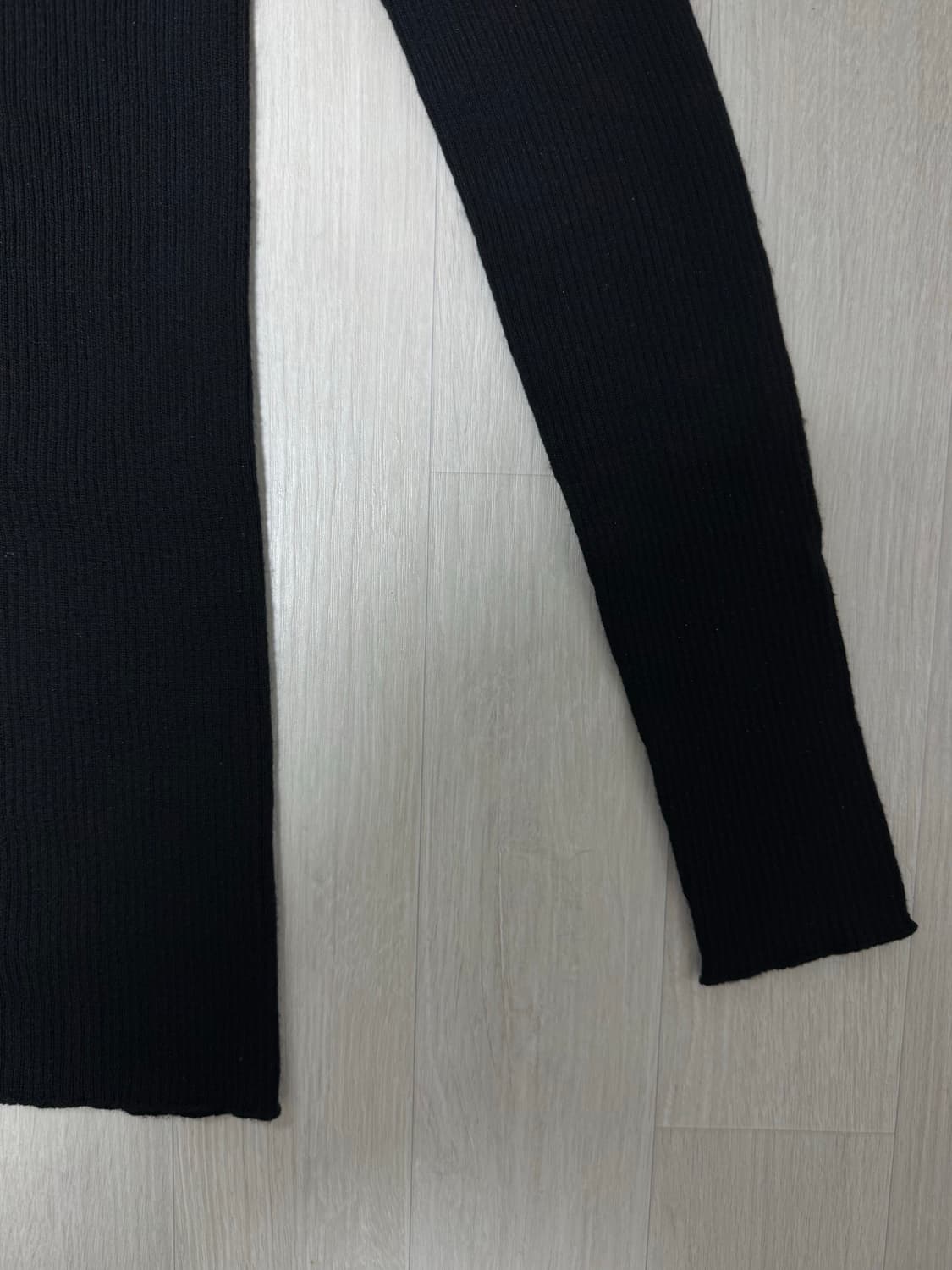 Rick Owens Ribbed Round Neck sleeve 상품이미지3