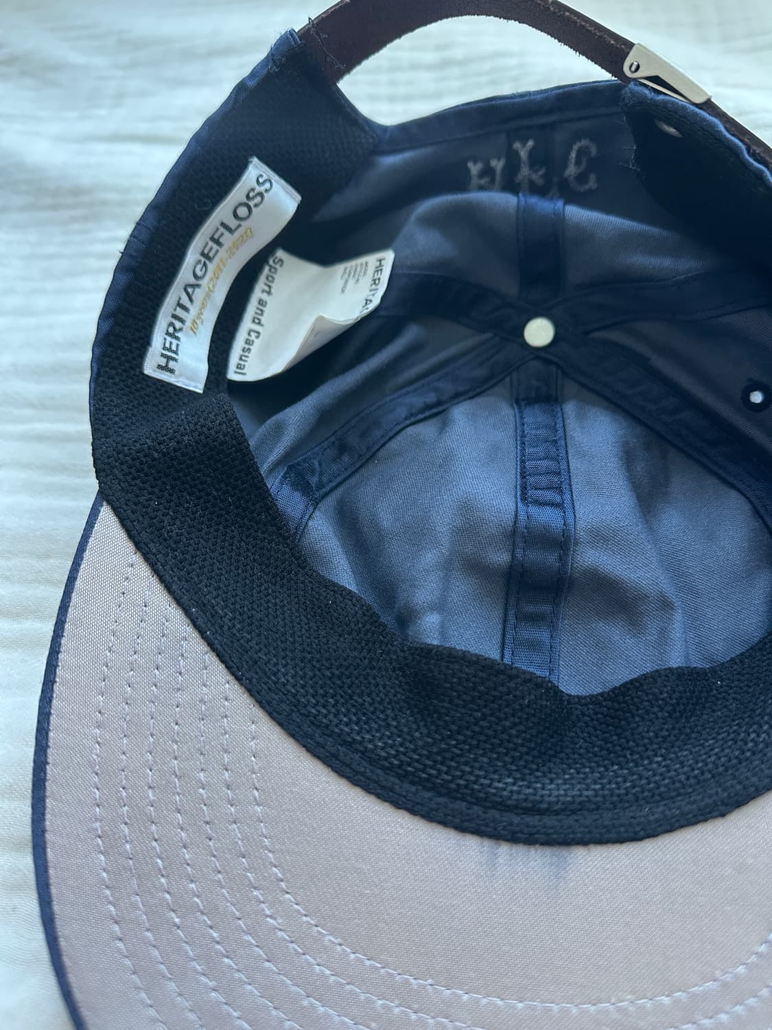 헤리티지플로스 캡 네이비새틴 상품이미지3