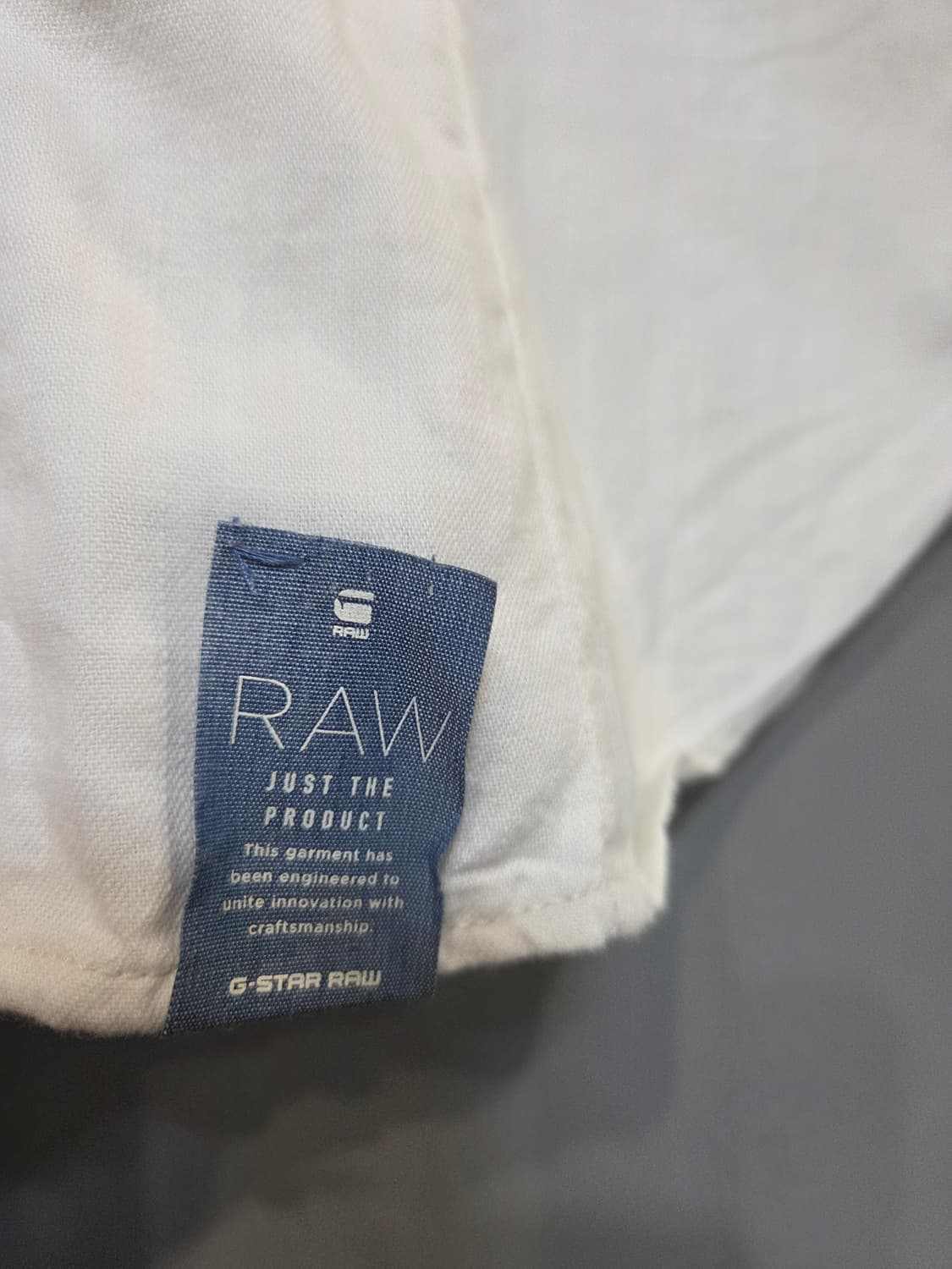 G-Star Raw 화이트 민소매 셔츠(XS/S/M) 상품이미지5