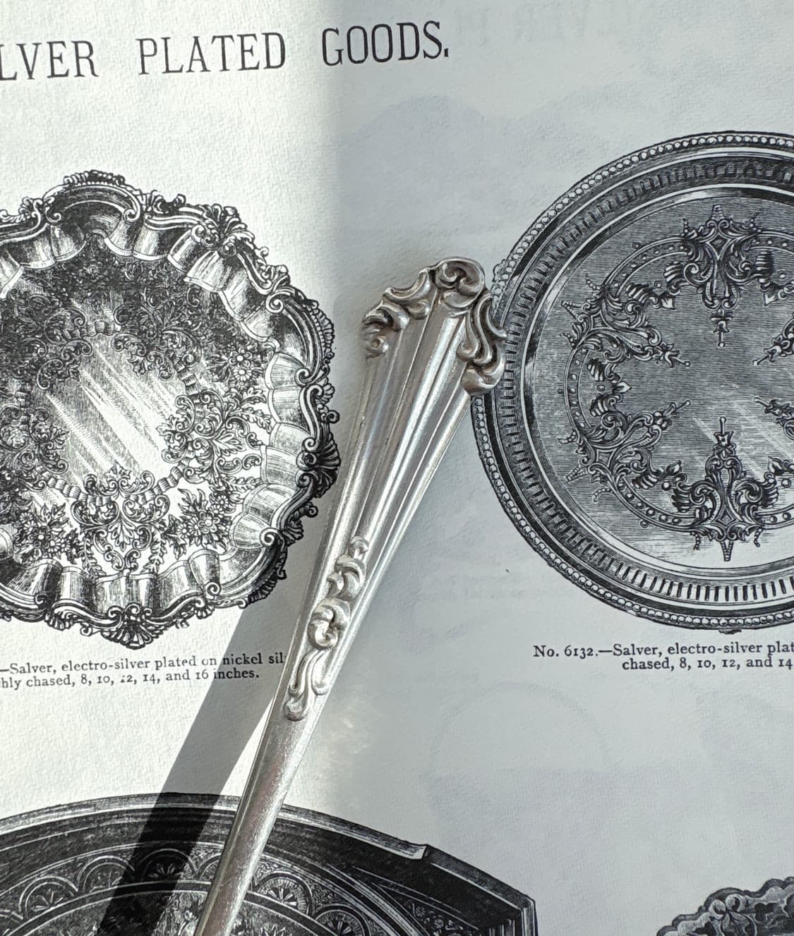 영국 앤틱 실버플레이트 올리브포크 상품이미지2