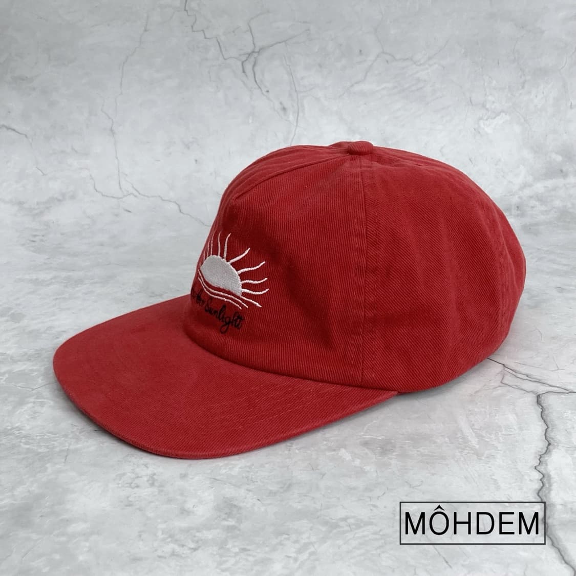 [Unisex]워싱 선라이즈 일자캡 상품이미지4