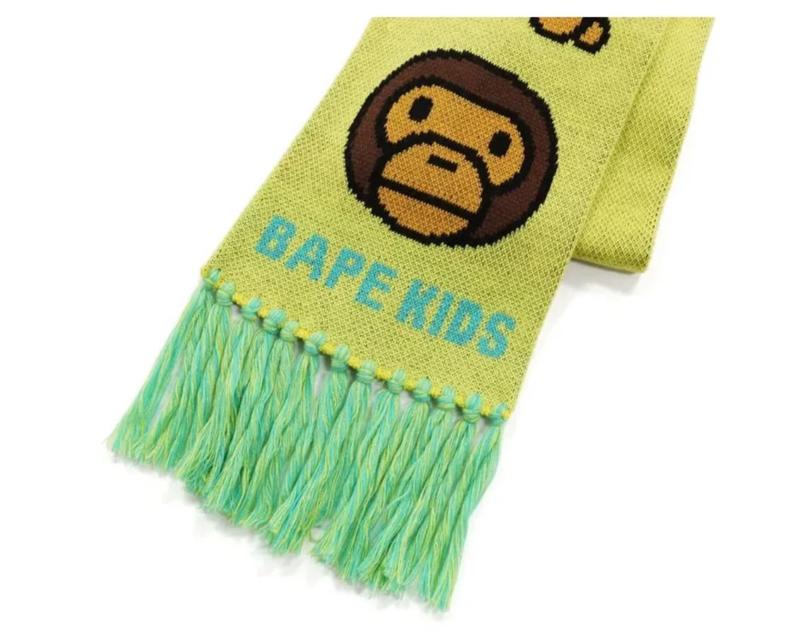 [품절제품/미개봉새상품] bape 베이프 베이비 마일로 니트 머플러 상품이미지3