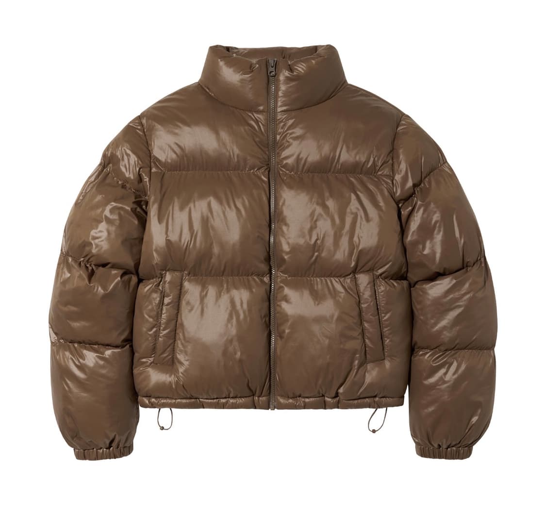 Ames 아메스 AMES CROP PUFFER PADDING BROWN 상품이미지1
