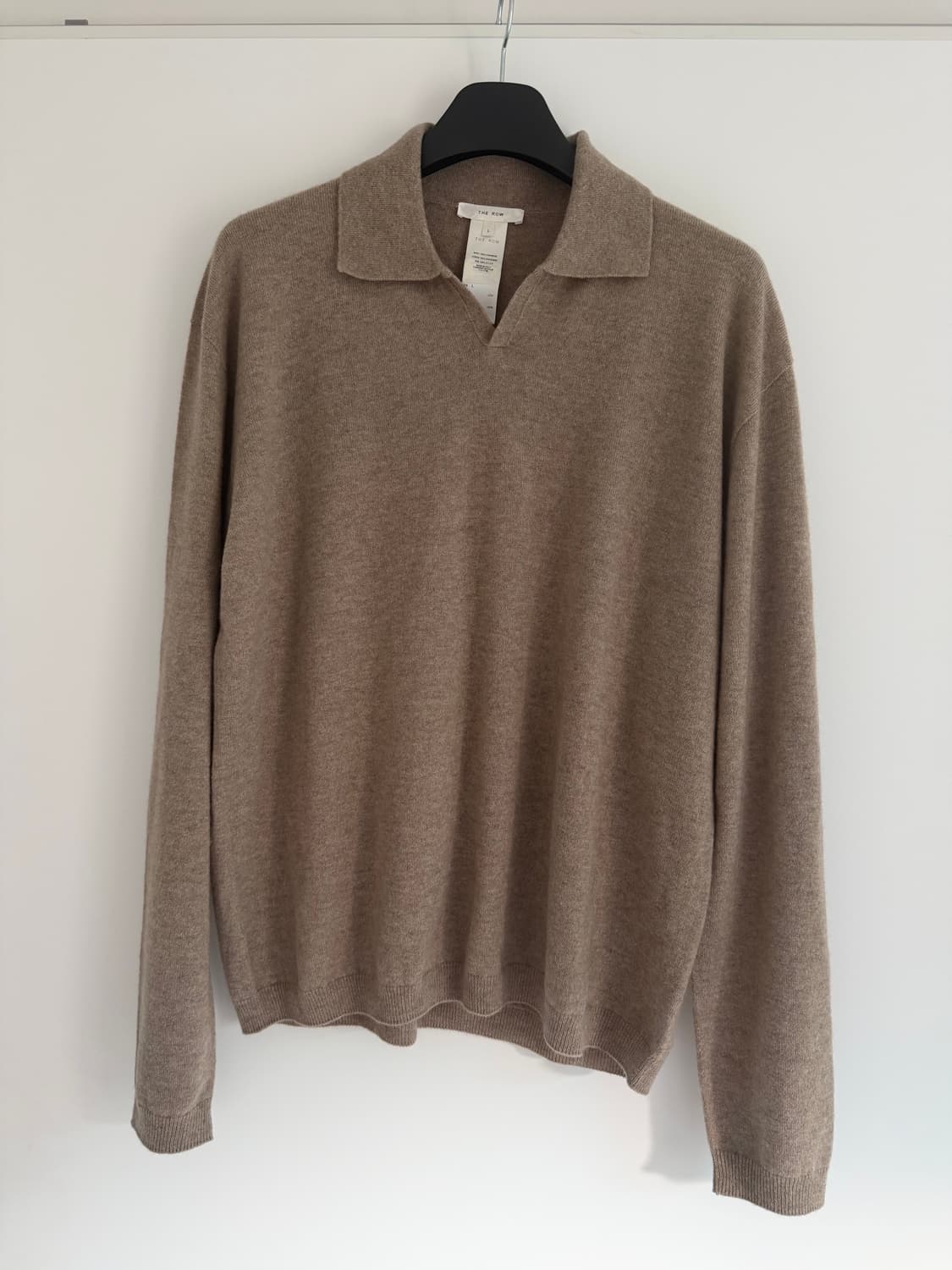 [L] 더로우 캐시미어 폴로 니트 therow 상품이미지1