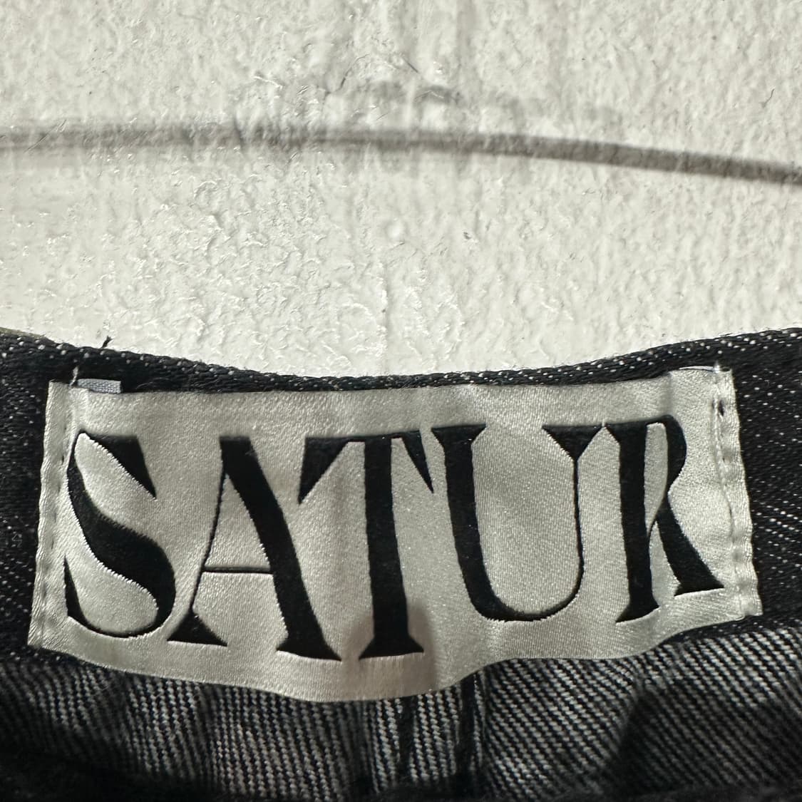 SATUR 세터 데님 흑청바지 S 상품이미지3