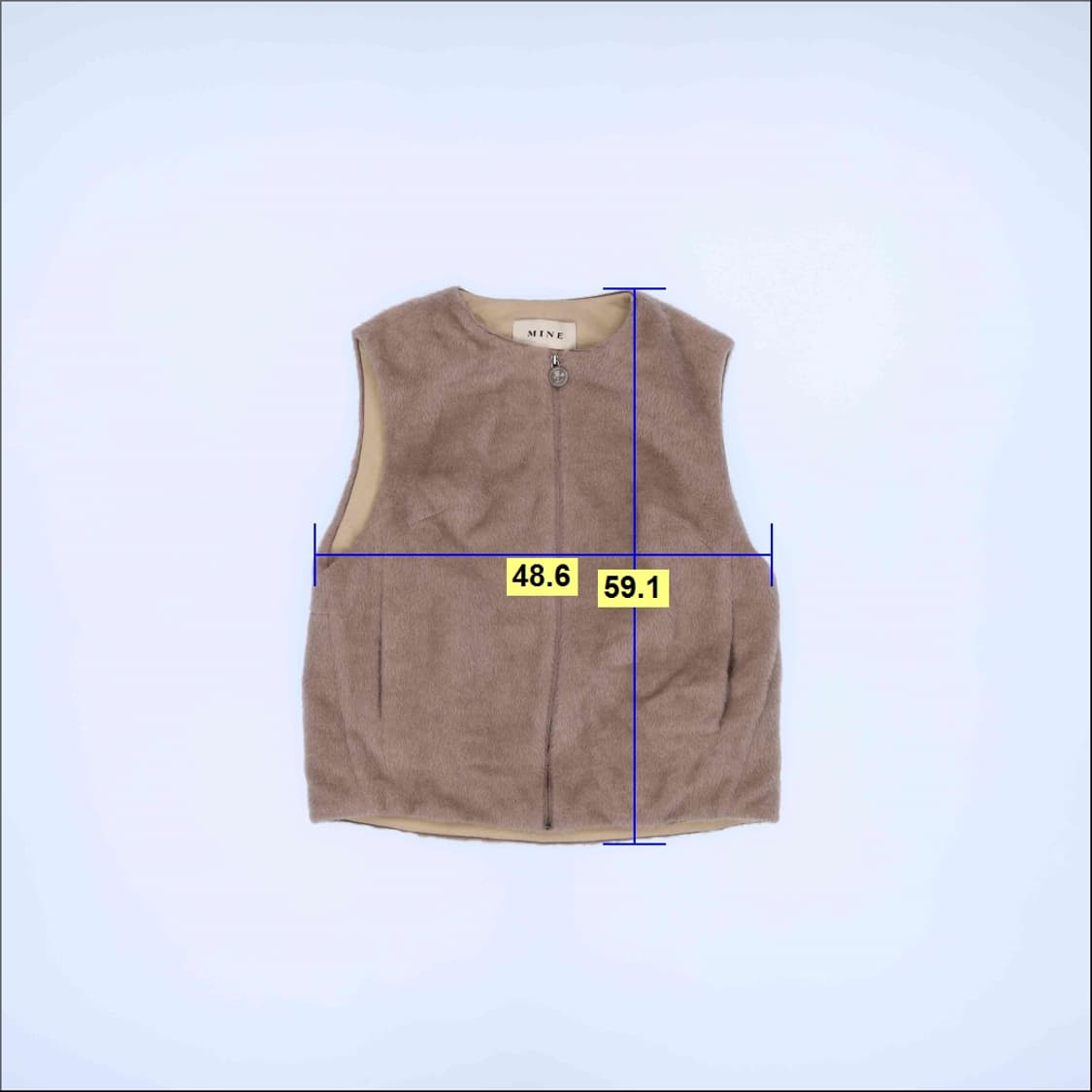 82 마인 여성 양모 베스트 0428T 상품이미지5