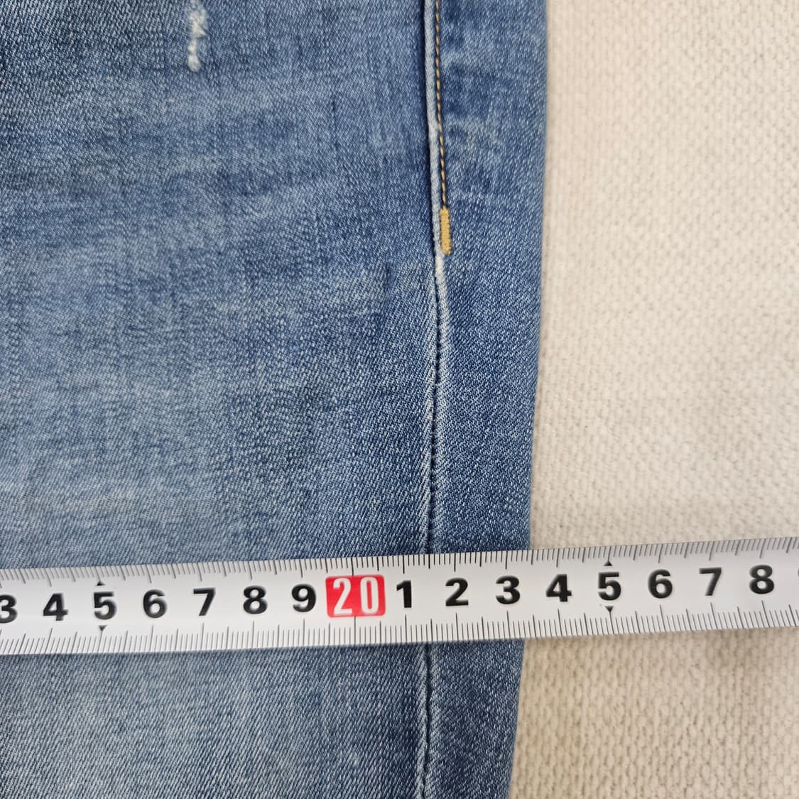 W29 캘빈클라인 워싱 데님 팬츠 0602Y 상품이미지7