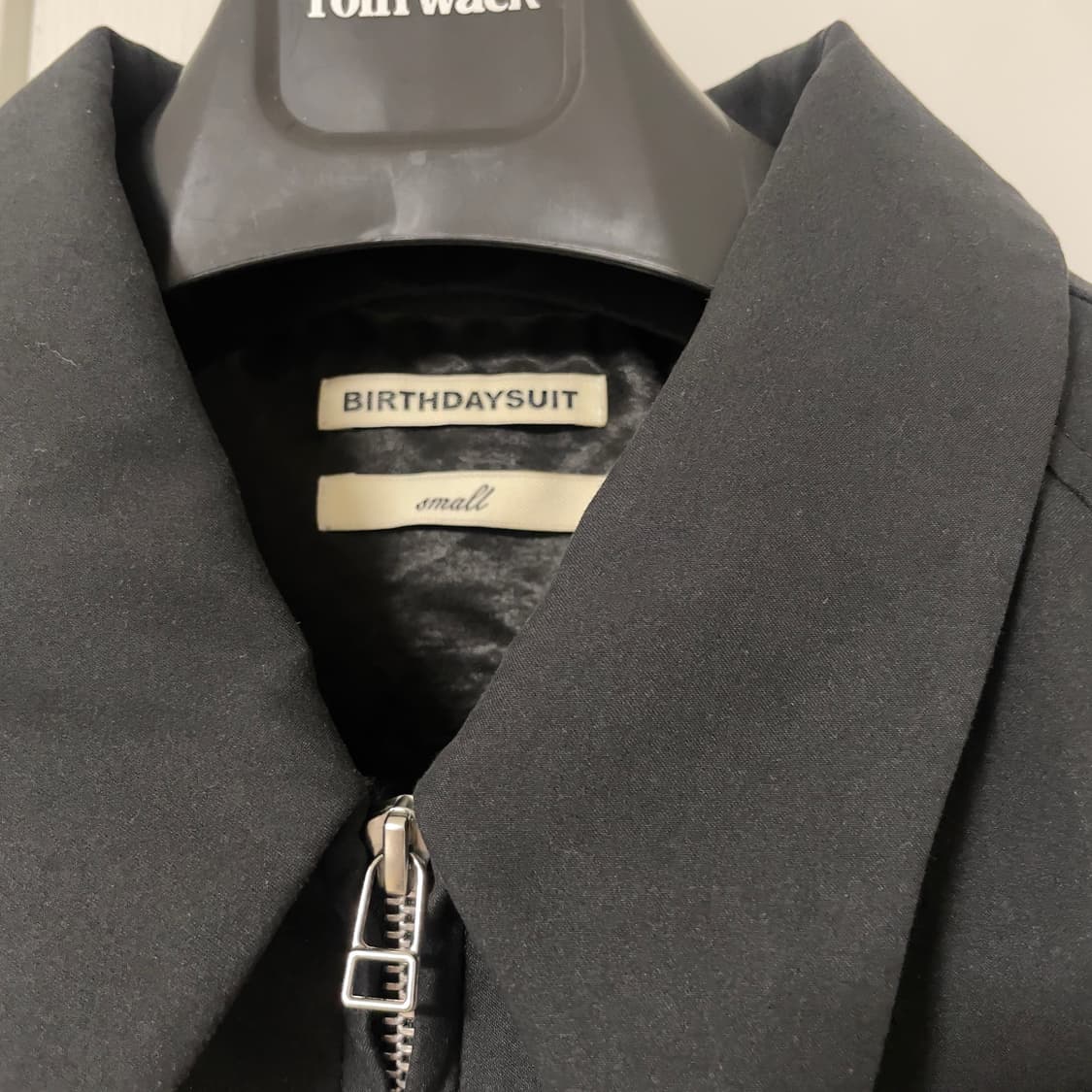 벌스데이수트 핀업걸 스카잔 블랙 블루종 자켓 상품이미지5