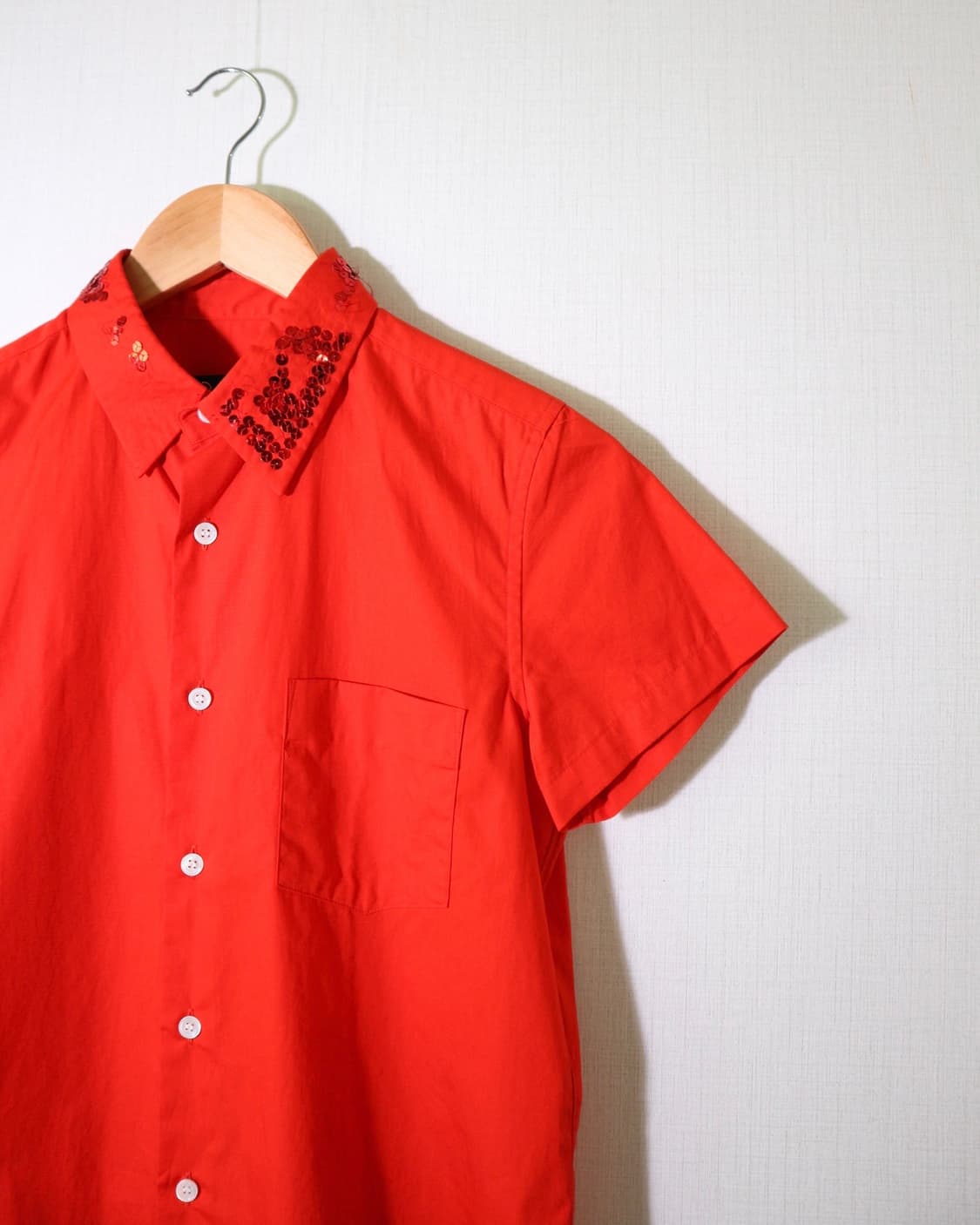 Tricot 2001 Red Short-Sleeve Shirt 상품이미지2