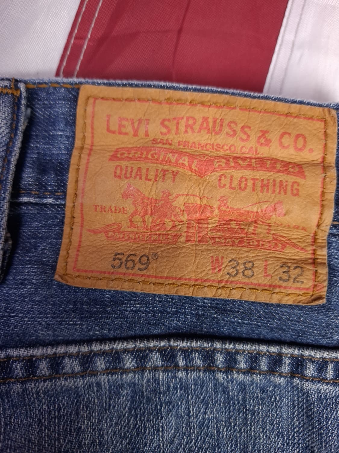오리지날 리바이스 569 데님 진 상품이미지3