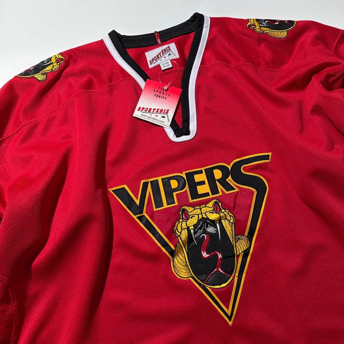 (새상품) Sportzbiz EIHL 뉴캐슬 바이퍼스 하키 져지 상품이미지3