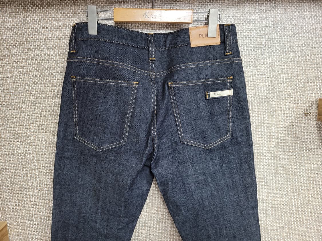 32인치 플랙 베를린 슬림핏 청바지 진청  상품이미지3
