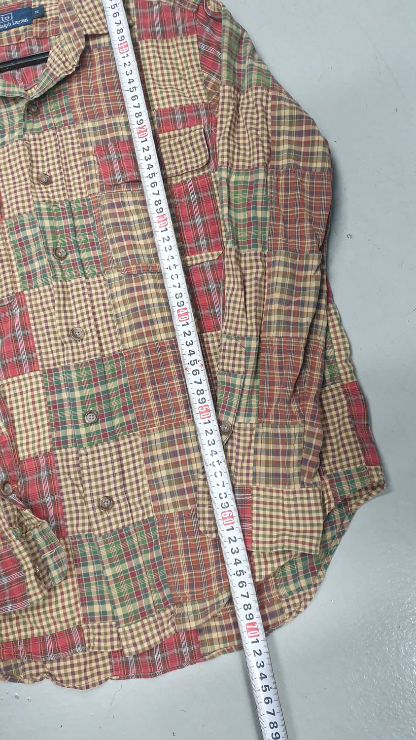 폴로 랄프로렌 패치워크 셔츠 M 상품이미지5