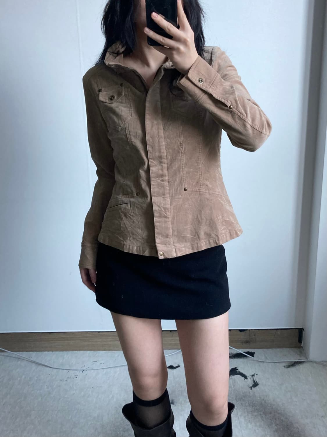 빈티지 스웨이드 자켓 상품이미지1