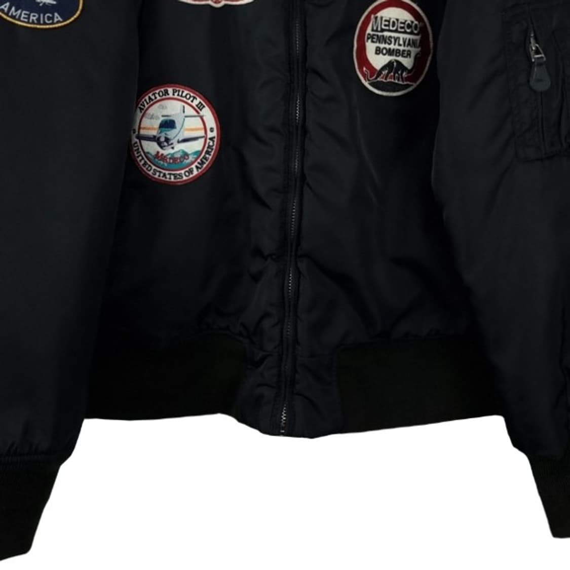 [메데코] 밀리터리 멀티 패치 MA-1 항공점퍼 봄버 자켓 M19452 상품이미지5