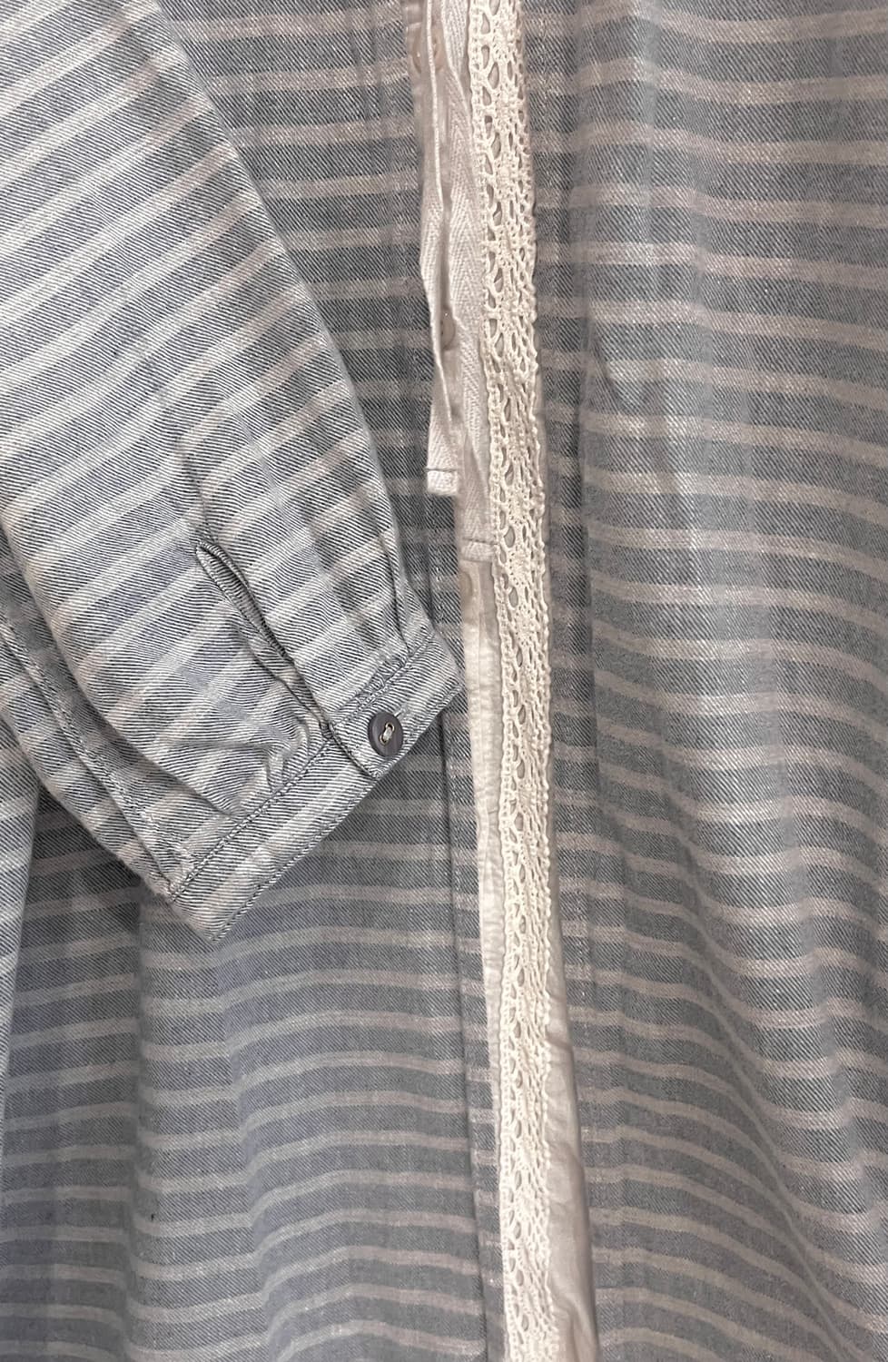 스트라이프 레이스 바선생 상품이미지4