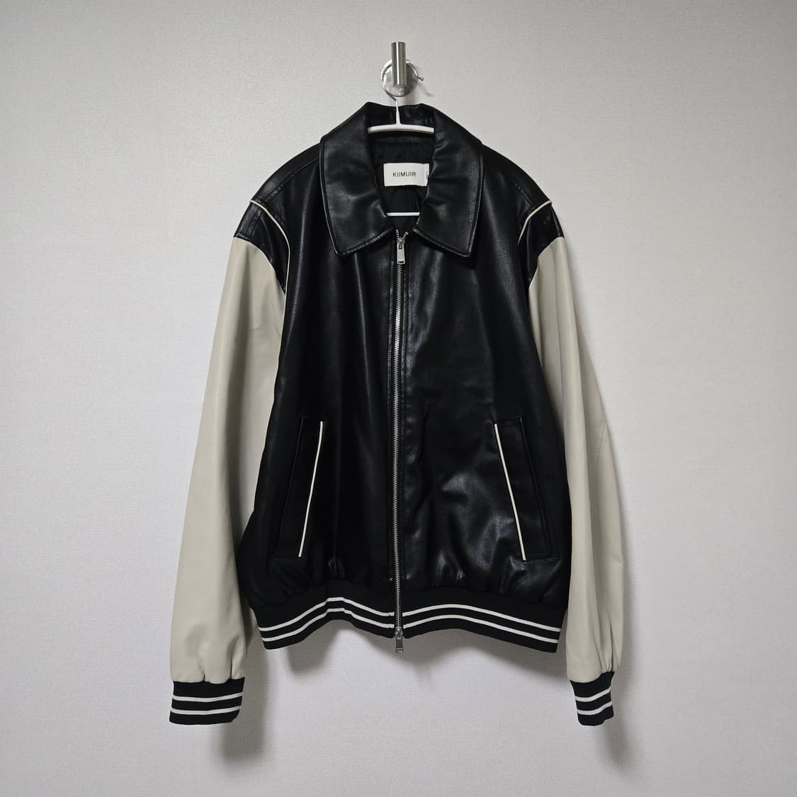 키뮤어 에코 레더 바시티 자켓 / 남성 자켓 / 남자 자켓  상품이미지2