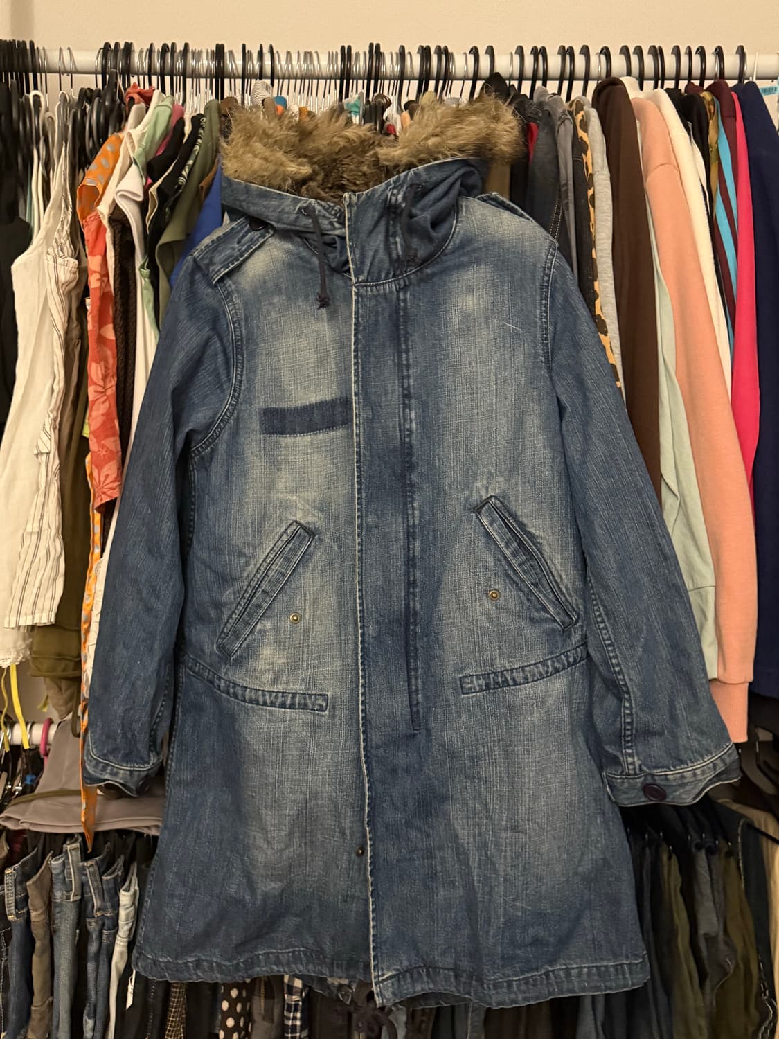 청 퍼자켓 상품이미지2