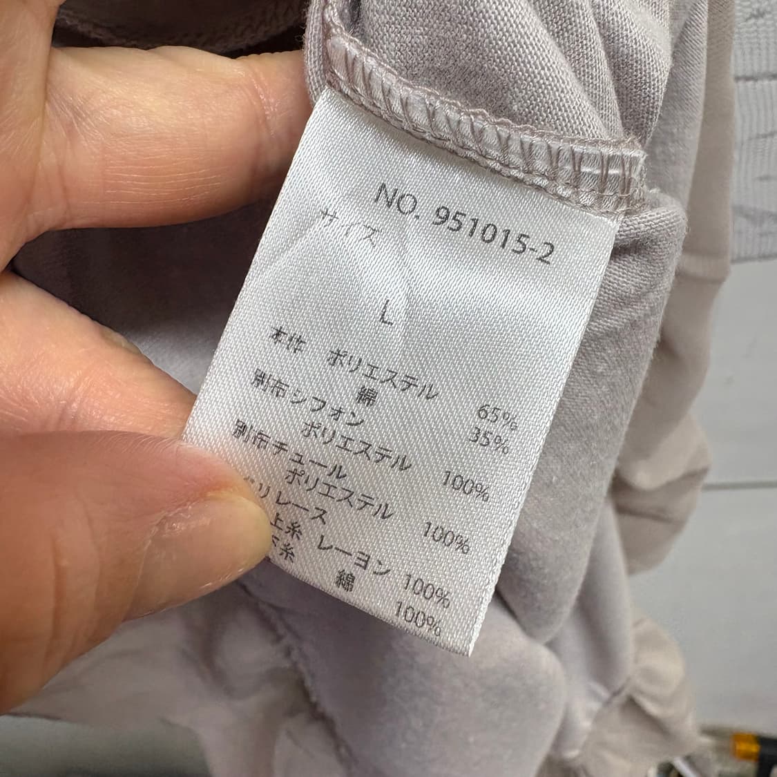 퍼플 그레이 코튼 레이스 캉캉 모리 쉬폰원피스  상품이미지5