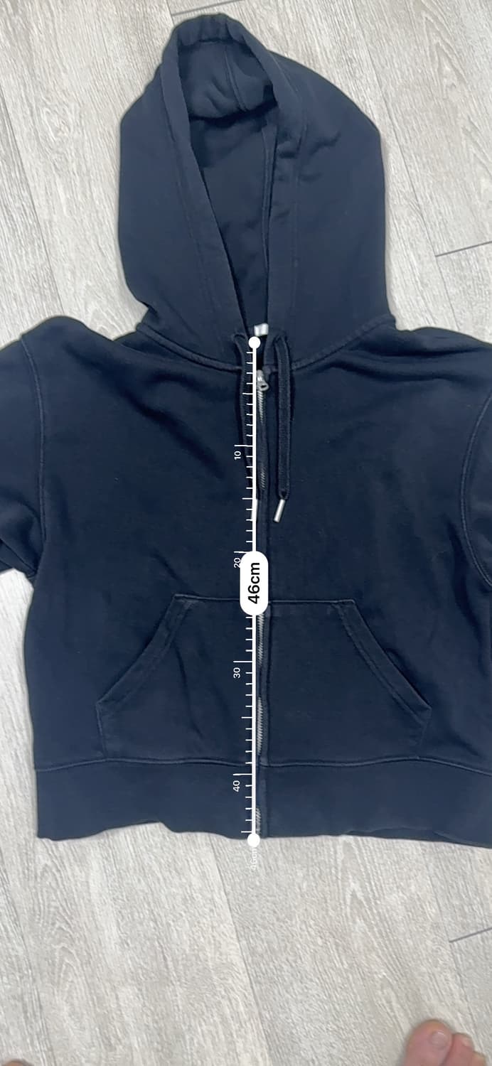 GU 일본 빈티지 크롭 후드집업 상품이미지3