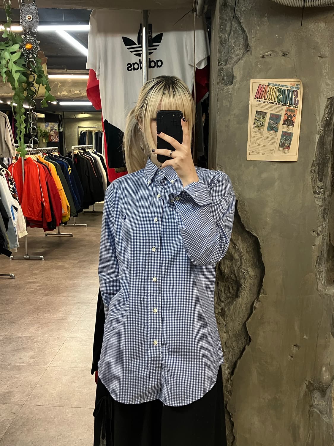 폴로 랄프로렌 체크 셔츠 블루 #csz1894  상품이미지2